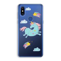 Vliegende eenhoorn: Xiaomi Mi Mix 3 Transparant Hoesje