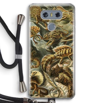 Haeckel Lacertilia: LG G6 Transparant Hoesje met koord Haeckel Lacertilia: LG G6 Transparant Hoesje met koord