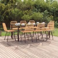 9-delige Tuinset poly rattan