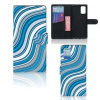 Samsung Galaxy A02s | M02s | Telefoon Hoesje | Waves Blue