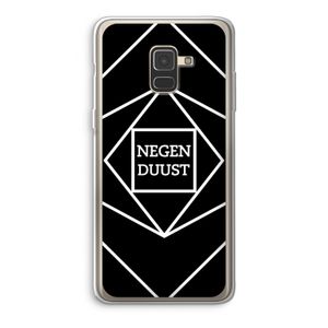 Negenduust geometrisch: Samsung Galaxy A8 (2018) Transparant Hoesje