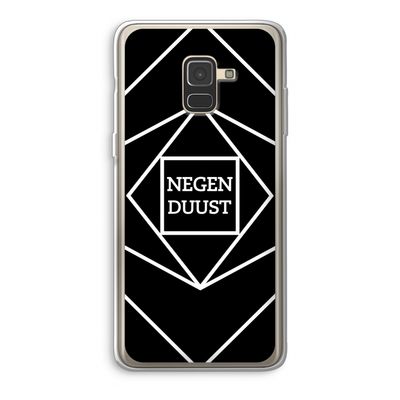 Negenduust geometrisch: Samsung Galaxy A8 (2018) Transparant Hoesje