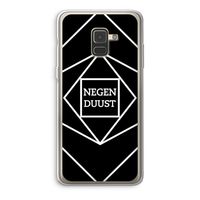 Negenduust geometrisch: Samsung Galaxy A8 (2018) Transparant Hoesje