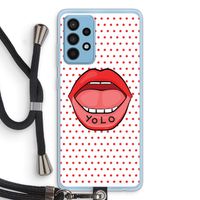 Yolo Denise: Samsung Galaxy A52 Transparant Hoesje met koord