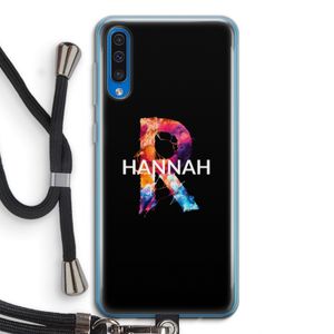 Abstract Spectrum: Samsung Galaxy A50 Transparant Hoesje met koord