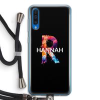 Abstract Spectrum: Samsung Galaxy A50 Transparant Hoesje met koord