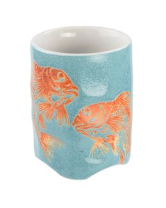 Keramische Sushi Tai Mok - Maritiem Design - 8 x 10 cm