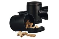 Flexi multi box - hondenriem - zwart - thumbnail