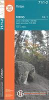 Wandelkaart - Topografische kaart 71/1-2 Topo25 Virton | NGI - Nationaal Geografisch Instituut Wandelkaart - Topografische kaart 71/1-2 Topo25 Virton | NGI - Nationaal Geografisch Instituut