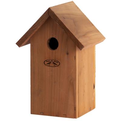 Vogelhuisje/nestkastje tuinvogels - pimpelmees - hout - 25.7 cm