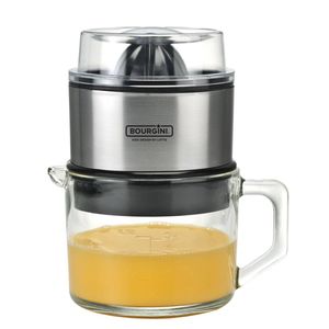 Bourgini Classic Lotte Juicer Deluxe 60 W Roestvrijstaal, Transparant
