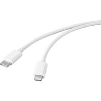 Basetech BT-2347613 USB-kabel USB 2.0 USB-C stekker, Apple Lightning stekker 1.00 m Wit - thumbnail