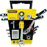 STANLEY 6 combinatiesleutels met ratel met indexeerbare kop - thumbnail