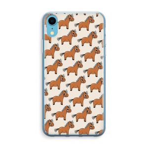 Pony: iPhone XR Transparant Hoesje