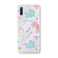 Fantasiewereld: Samsung Galaxy A70 Transparant Hoesje