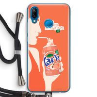 Peach please!: Huawei P20 Lite Transparant Hoesje met koord