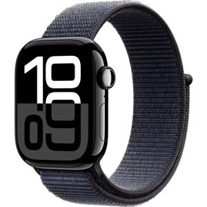 Apple Watch Series 10 GPS 42 mm Aluminium kast Sport loop Inktzwart