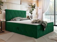 Boxspring SIMONA 140x200 cm groen