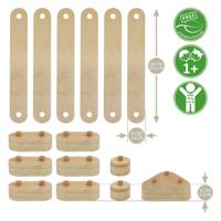 Rc Houten balansciuitset, 15dlg. Rc Houten balansciuitset, 15dlg.