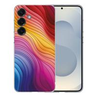 TPU Hoesje Samsung Galaxy S25 - Regenboog Backcover TPU Hoesje Samsung Galaxy S25 - Regenboog Backcover