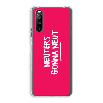 Neuters (roze): Sony Xperia 10 III Transparant Hoesje
