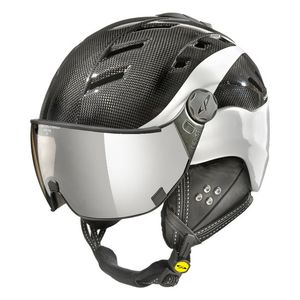 CP Camurai Carbon zwart-wit skihelm - meekleurend vizier - kies uit 4 soorten !