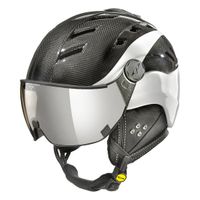 CP Camurai Carbon zwart-wit skihelm - meekleurend vizier - kies uit 4 soorten !