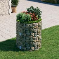 Gabion paal rond Ø100x100 cm gegalvaniseerd staal