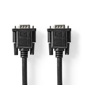 Nedis VGA-Kabel | VGA Male | VGA Female 15p | 1280x800 | 2 m | 1 stuks - CCGP59100BK20 CCGP59100BK20