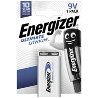 Energizer Ultimate 6LR61 9V batterij (blok) Lithium 12000 mAh 9 V 1 stuk(s)