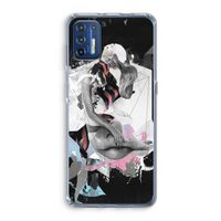 Camouflage de sommeil: Motorola Moto G9 Plus Transparant Hoesje Camouflage de sommeil: Motorola Moto G9 Plus Transparant Hoesje