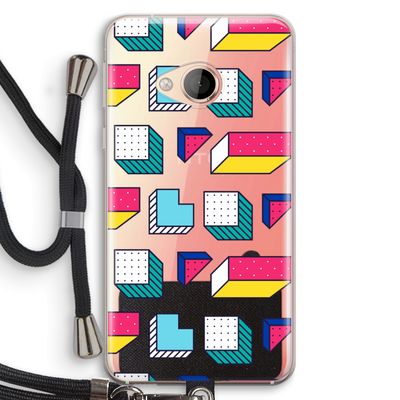 8-bit N°7: HTC U Play Transparant Hoesje met koord