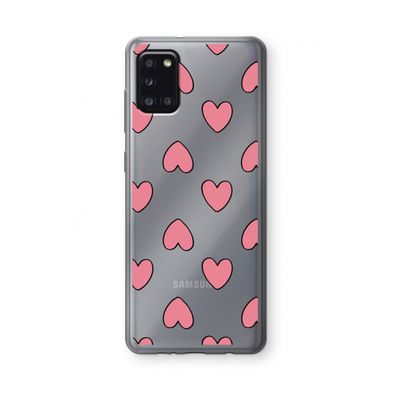 Ondersteboven verliefd: Samsung Galaxy A31 Transparant Hoesje