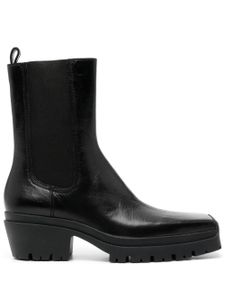 Alexander Wang bottes en cuir à bout carré 55mm - Noir