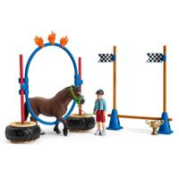 Schleich Farm World - Pony agility wedstrijd speelfiguur