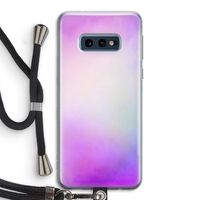 Clouds pastel: Samsung Galaxy S10e Transparant Hoesje met koord Clouds pastel: Samsung Galaxy S10e Transparant Hoesje met koord