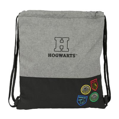 Rugtas met Koordjes Harry Potter House of champions Zwart Grijs 35 x 40 x 1 cm