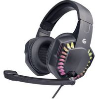 Gembird GHS-06 hoofdtelefoon/headset Bedraad Hoofdband Gamen USB Type-A Zwart