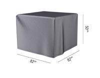 Vuurtafelhoes 82x82xH50 cm antraciet AeroCover - Aerocover