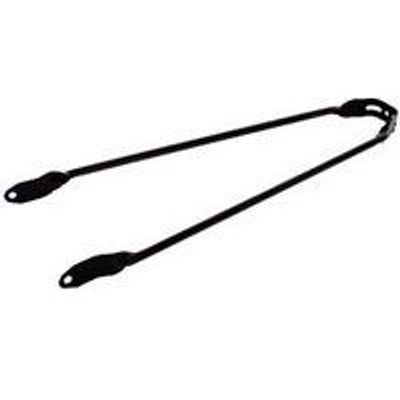 spatbordstang 28 pad bevestiging 6mm zwart