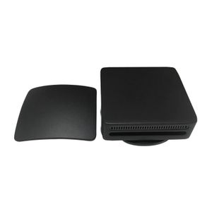 Badafvoerplug Set BWS tbv Badoverloopcombinatie Met Vulfunctie Vierkant Mat Zwart
