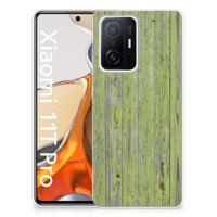 Xiaomi 11T | 11T Pro | Bumper Hoesje | Green Wood