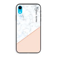 Marmer in stijl: iPhone XR Biologisch afbreekbaar hoesje