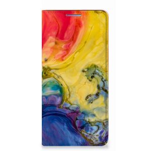 Bookcase Motorola Moto G60s Watercolor Dark