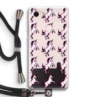 Musketon Unicorn: Pixel 3 Transparant Hoesje met koord