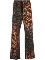 Marcelo Burlon County of Milan pantalon de jogging Animalier à imprimé léopard - Marron