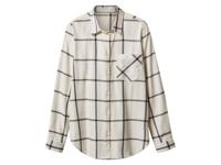 esmara Flanellen dames blouse (Beige, L (44/46))