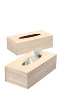 Tissuedoos creativ company 27x14x8cm hout