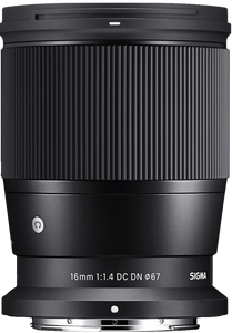 Sigma 16mm F1.4 DC DN | C MILC Groothoeklens Zwart