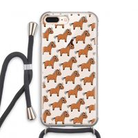 Pony: iPhone 7 PLUS Transparant Hoesje met koord